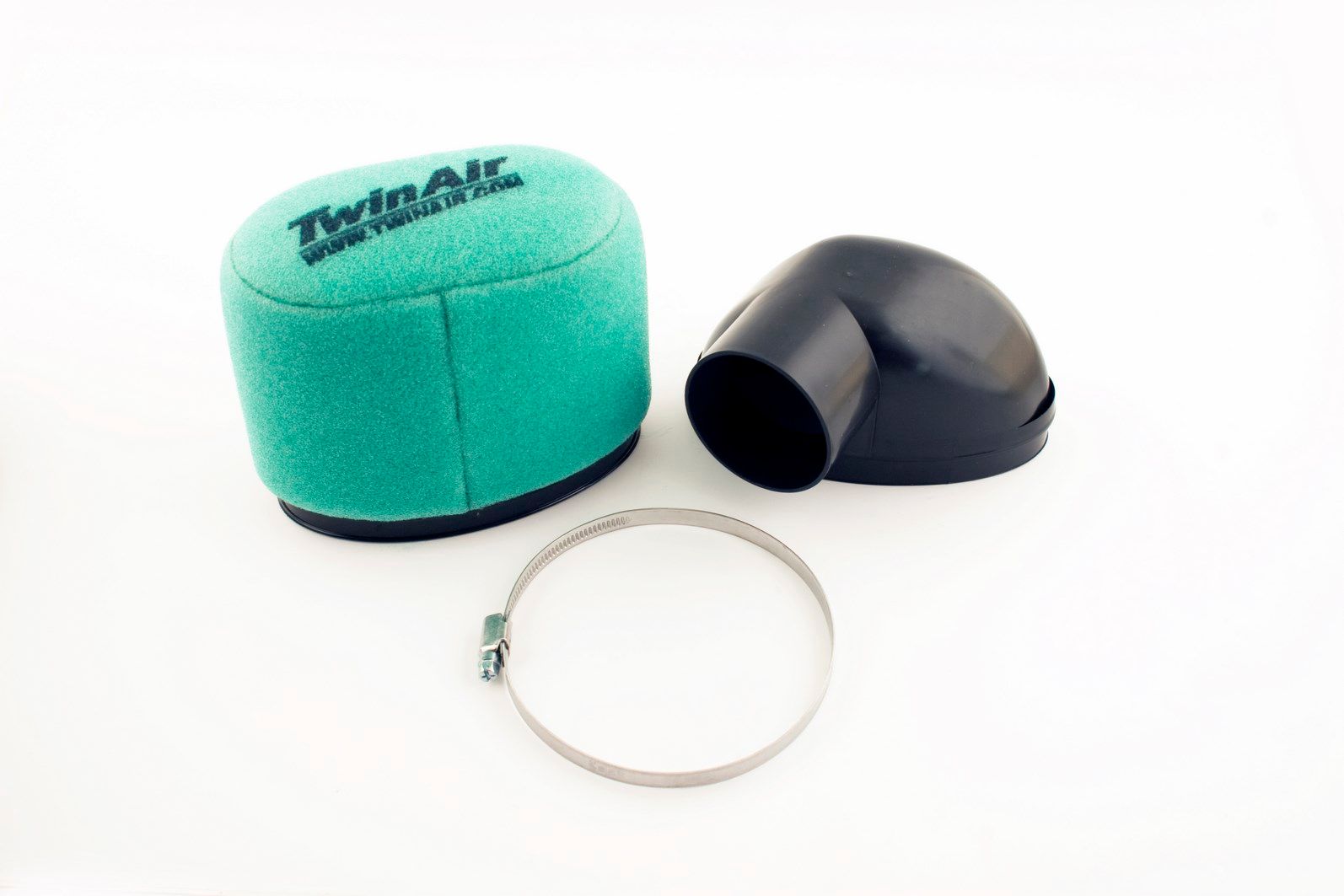 Pre-Oiled Air Filter TwinAir 156058P (Flame Retardent) incl. Intake (pe/pp)