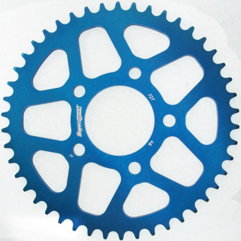 Rear ALU sprocket SUPERSPROX RAL-727:46-BLU plavi 46T, 525