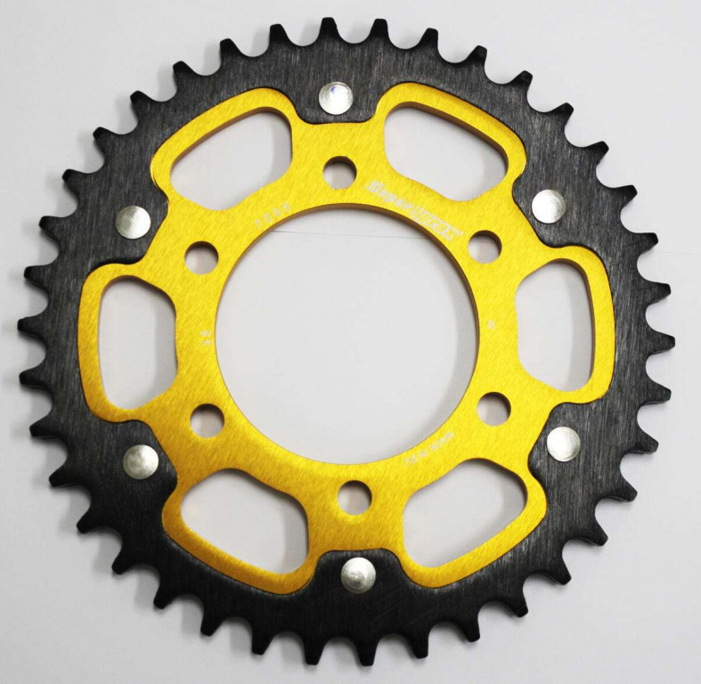 Lančenik zadnji SUPERSPROX STEALTH RST-7095:38-GLD zlato 38T, 525