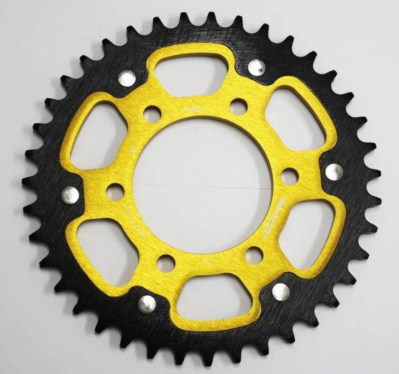 Lančenik zadnji SUPERSPROX STEALTH RST-7095:39-GLD zlato 39T, 525
