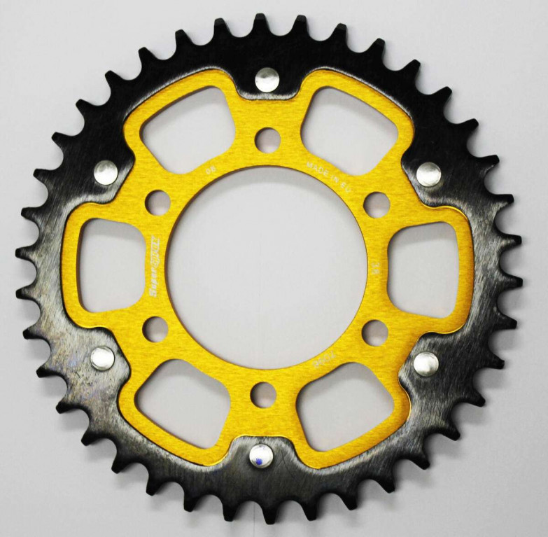 Lančenik zadnji SUPERSPROX STEALTH RST-7096:38-GLD zlato 38T, 530