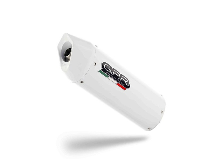 Slip-on exhaust GPR ALBUS EVO4 E4.H.226.1.ALBE4 White glossy