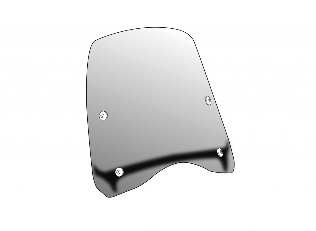 Windshield PUIG T.G. 0940W transparent