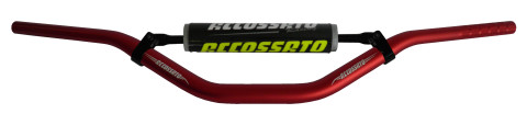 Handlebar ACCOSSATO aluminium, 28.5 mm crven