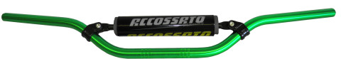 Handlebar ACCOSSATO aluminium, 22 mm green