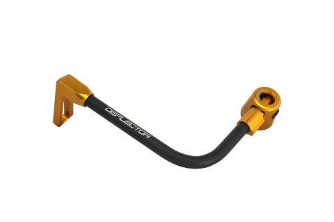 Lever guard ACCOSSATO DE002 with black hose and joint left, aluminium
