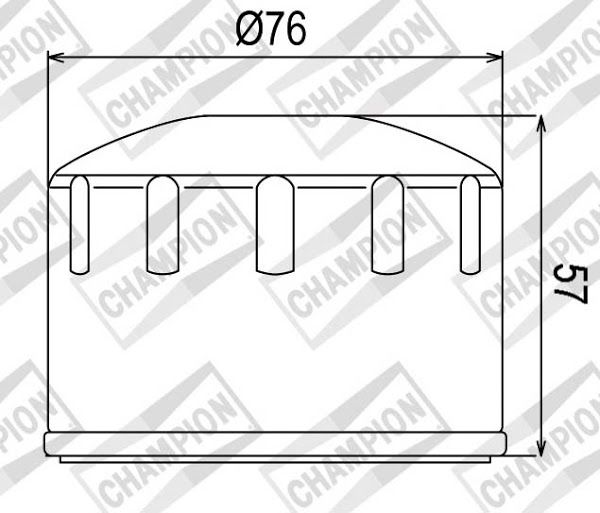 Filter ulja CHAMPION COF084 100609075