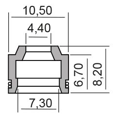 Oil seal RMS 100669240 valve stem
