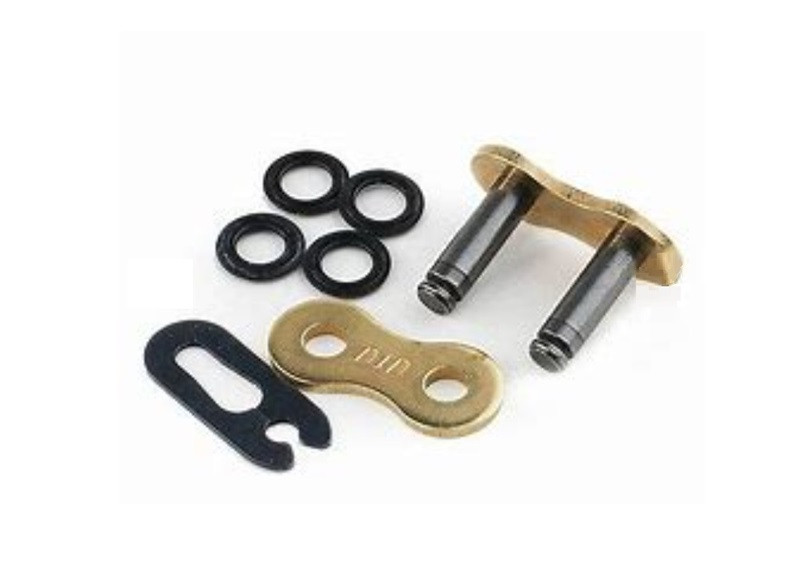 Clip type connecting link D.I.D Chain 525VX3 FJ Gold/Black