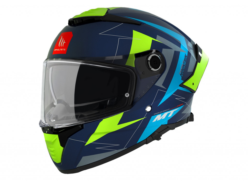 Full face helmet MT Helmets THUNDER 4 SV MOUNTAIN C7 MATT BLUE 3XL