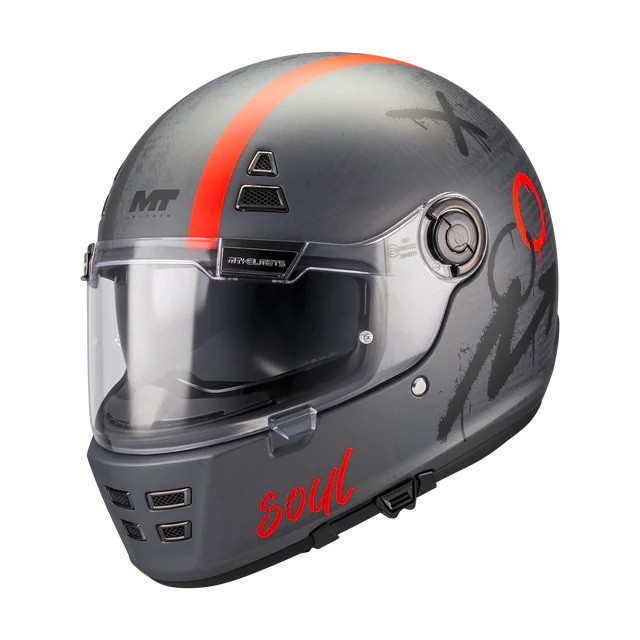 Full face helmet MT Helmets JARAMA SV PAPERCUT C15 MATT XL