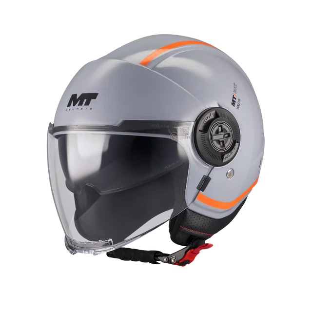 Open face helmet MT Helmets VIALE SV S TASTY C4 GLOSS XXS
