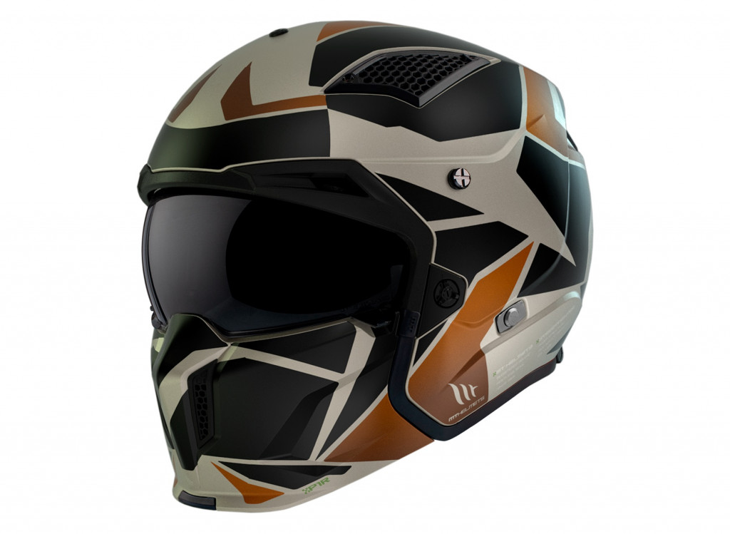 Trial helmet MT Helmets STREETFIGHTER SV S P1R B9 MATT BROWN XS