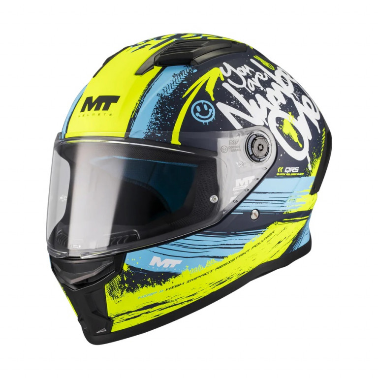 Full face helmet MT Helmets STINGER 2 ROCKET C3 MATT XXS