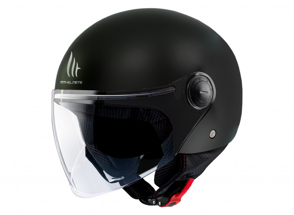 Jet helmet MT Helmets STREET S SOLID A1 GLOSS BLACK XS