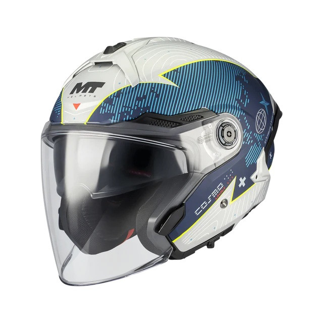Open face helmet MT Helmets COSMO SV LAYOUT C7 MATT XS