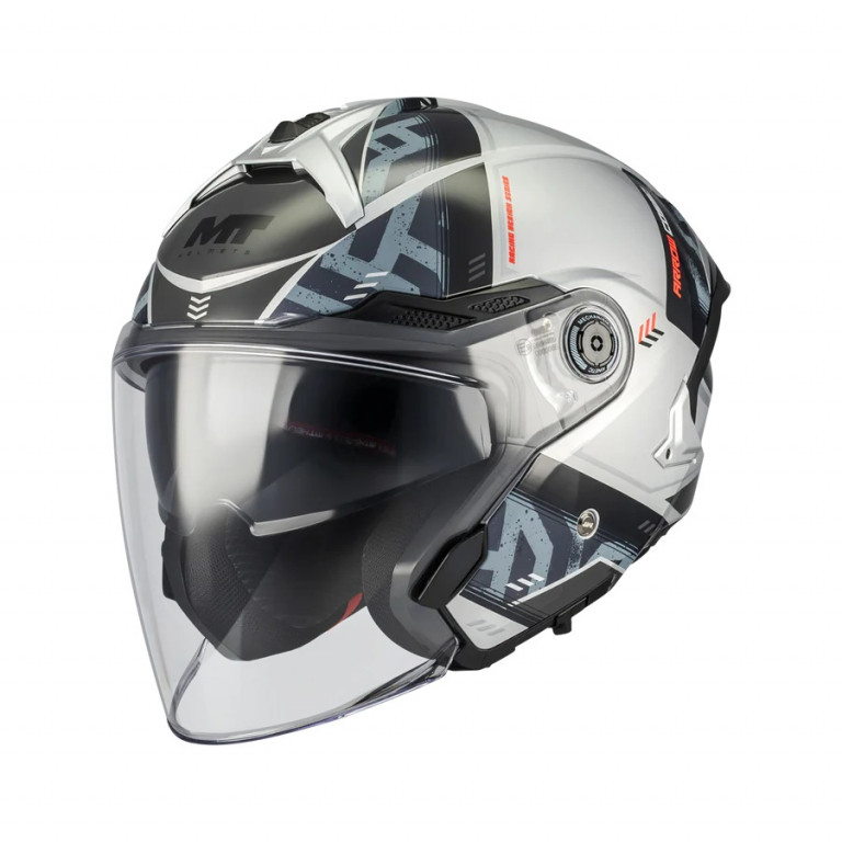 Open face helmet MT Helmets COSMO SV ARROW C2 GLOSS XS