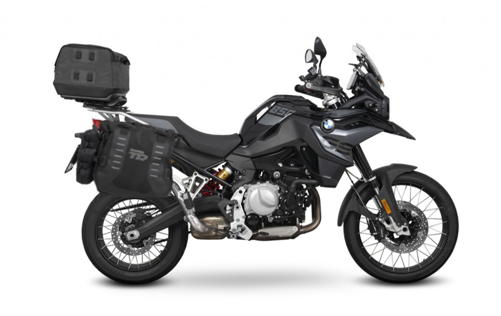 Set of SHAD TERRA TR40 adventure saddlebags and SHAD TERRA rear bag TR50, including mounting kit SHAD BMW F750GS/F850GS/ADVENTURE