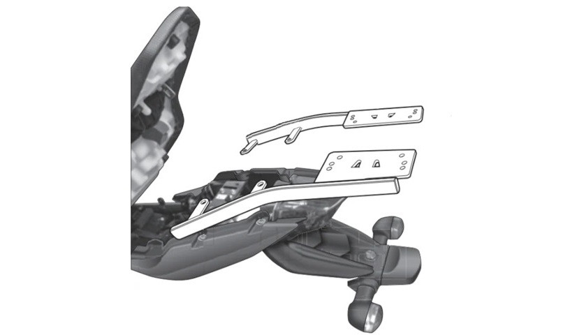 Top Master fitting kit SHAD Y0XJ69ST for YAMAHA XJ6 / Diversion / Diversion F 2009-2016