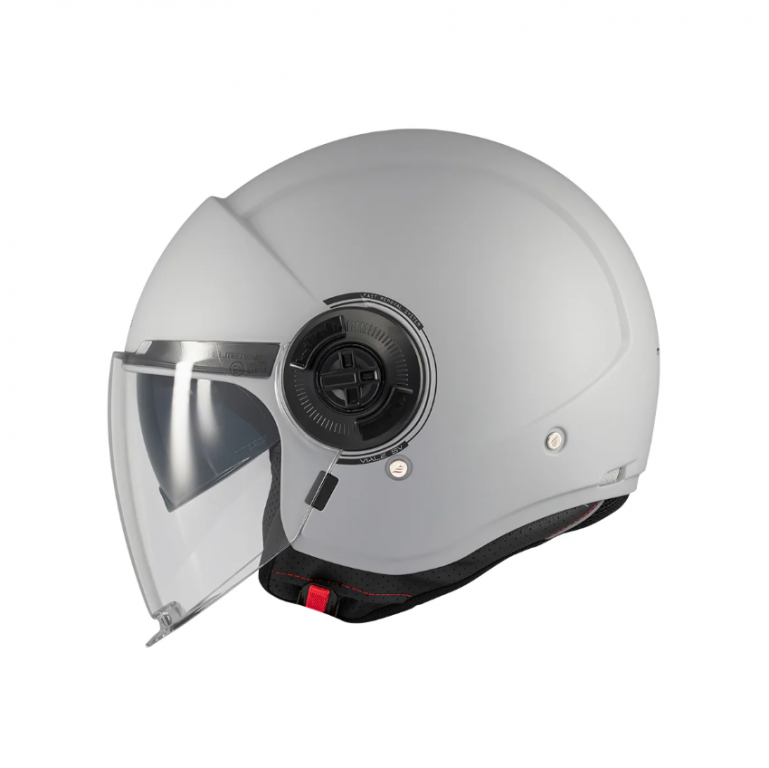 Jet helmet MT Helmets VIALE SV S SOLID A12 MATT GREY XXS