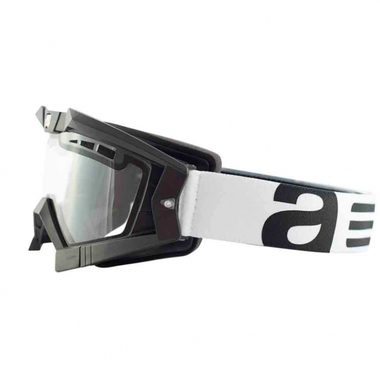Goggles ARIETE RC FLOW 13950-NBN black strap clear double ventilated lens