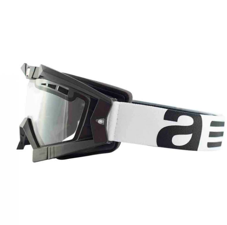 Goggles ARIETE RC FLOW 13953-NBN black strap asian fitting foam