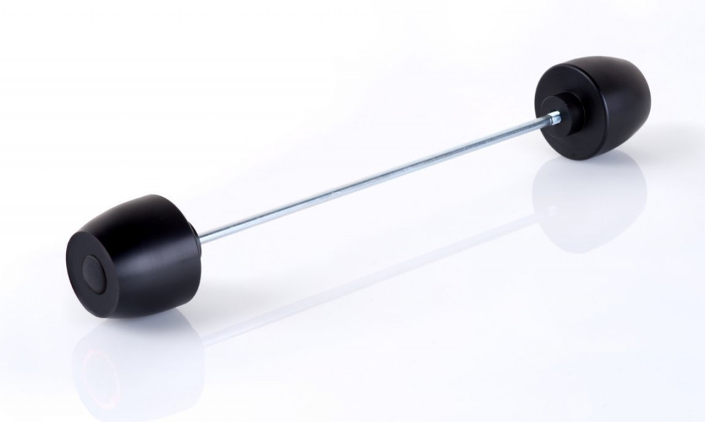 Axle sliders PUIG PHB19 20114N Crni without color caps, rear