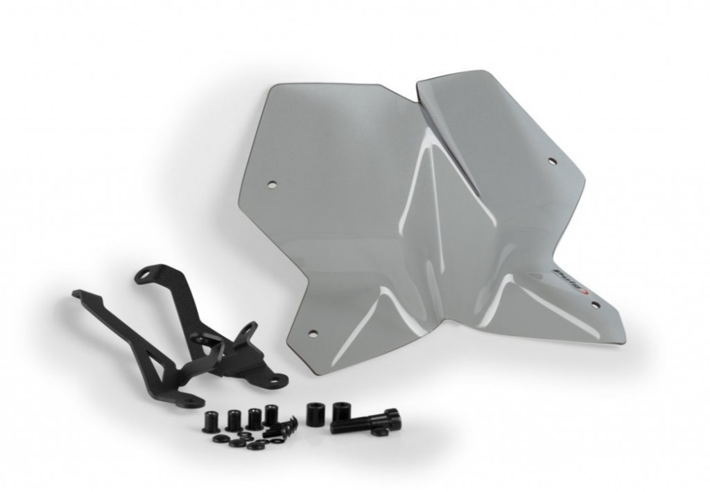 Windshield PUIG NEW GEN. SPORT 20425H smoke for KTM Super Duke 1290 / R 2020-2024, KTM Super Duke 1290 RR 2022-2024