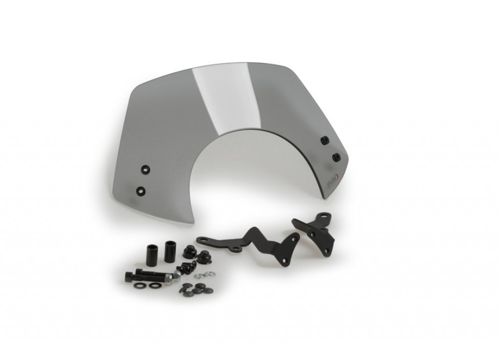 Windshield PUIG GTS Sport 20500H smoke for PIAGGIO/VESPA GTS 125 2007-2022, PIAGGIO/VESPA GTS 300 2008-2022