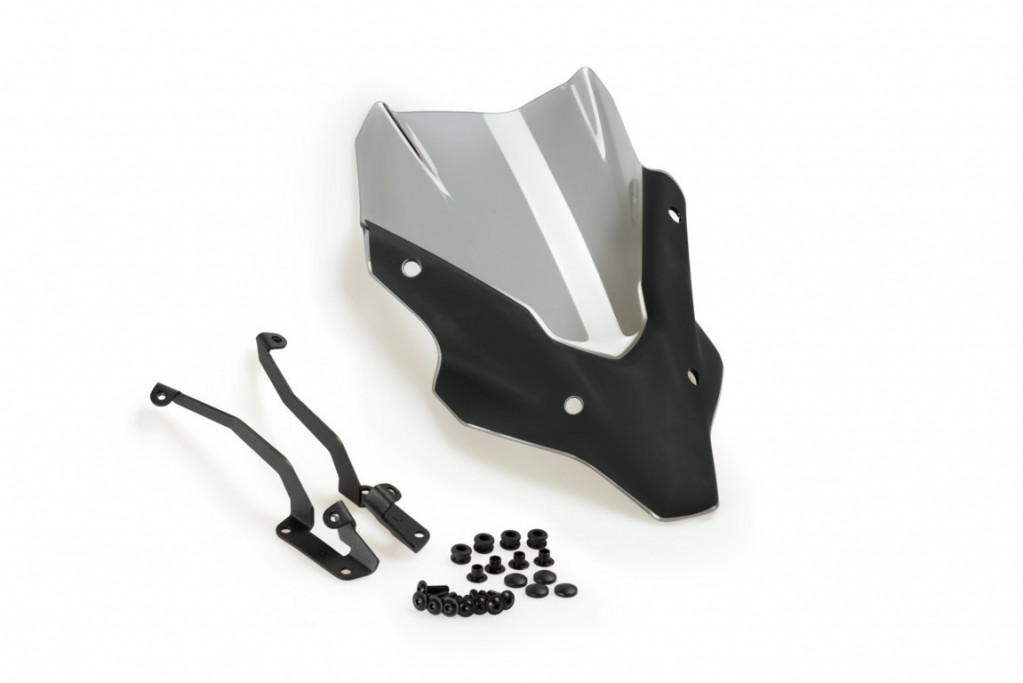 Windshield PUIG NEW GEN. SPORT 20618H smoke for YAMAHA MT-07 700 2021-2024