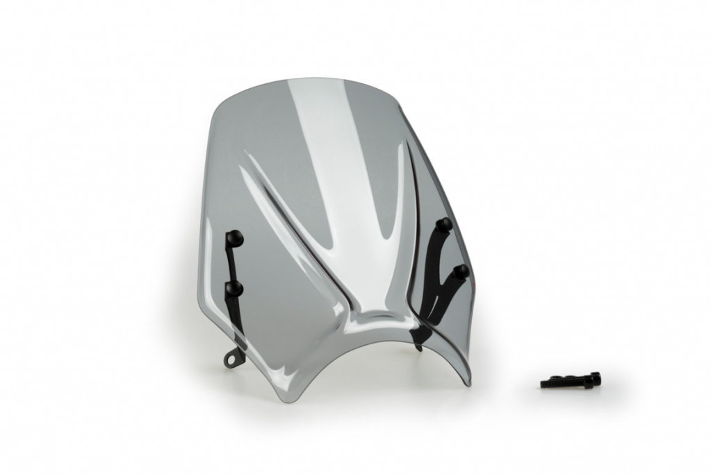 Windshield PUIG NEW GEN. SPORT 20638H smoke for TRIUMPH Trident 660 2021-2025