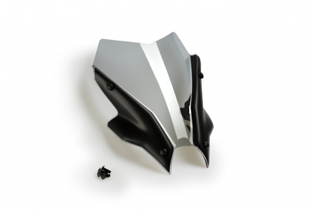 Windshield PUIG NEW GEN. SPORT 20644H smoke for YAMAHA MT-09 850 / 890 2021-2023