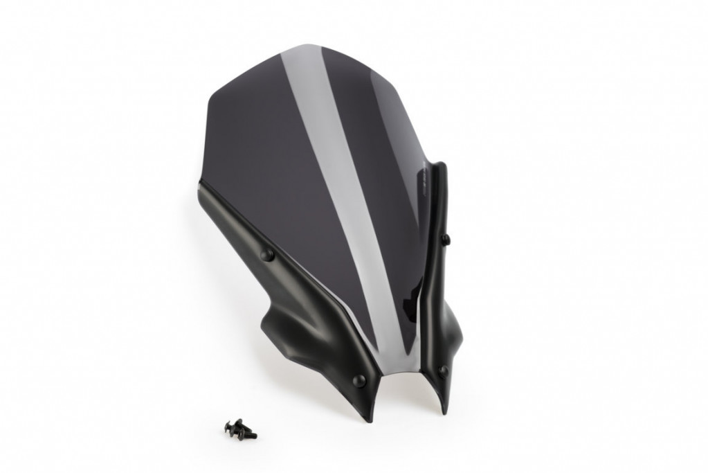 Windshield PUIG NEW. GEN TOURING 20645F dark smoke for YAMAHA MT-09 850 / 890 2021-2023