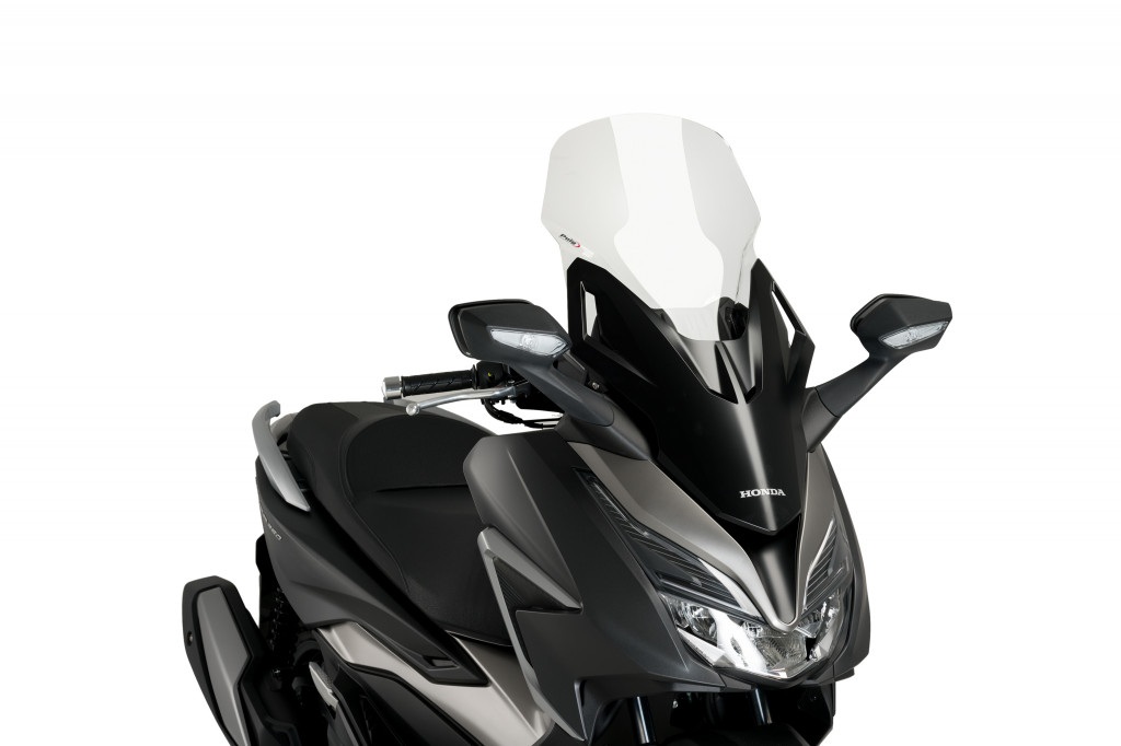 Windshield PUIG V-TECH LINE TOURING 20679W clear for HONDA NSS 125 Forza 2021-2024, HONDA NSS 350 Forza 2021-2024