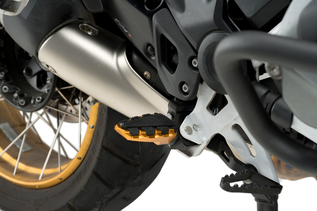 Footpegs without adapters PUIG TRAIL 2.0 20853N Crni