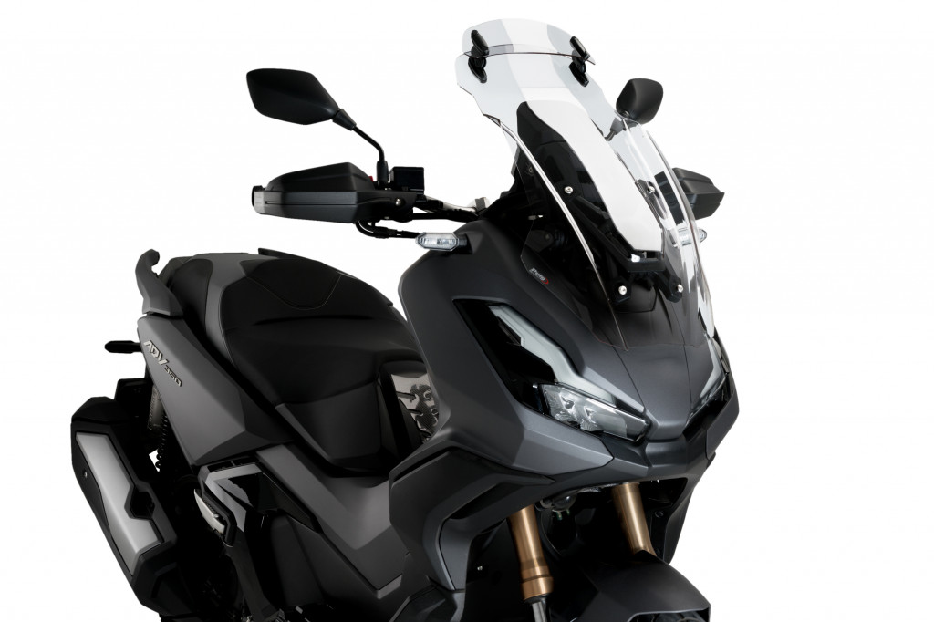 Windscreen PUIG TOURING WITH VISOR 21265W clear