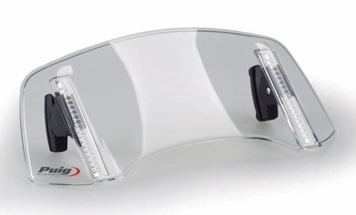 Windscreen PUIG TOURING WITH VISOR 21438W transparent