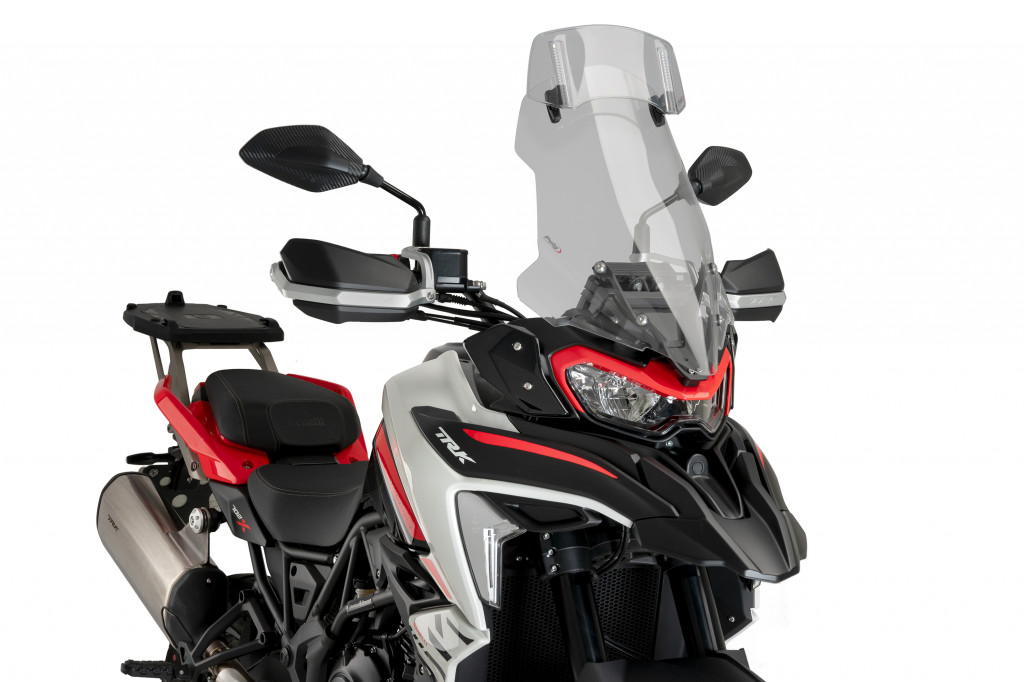 Windscreen PUIG TOURING WITH VISOR 21800H smoke