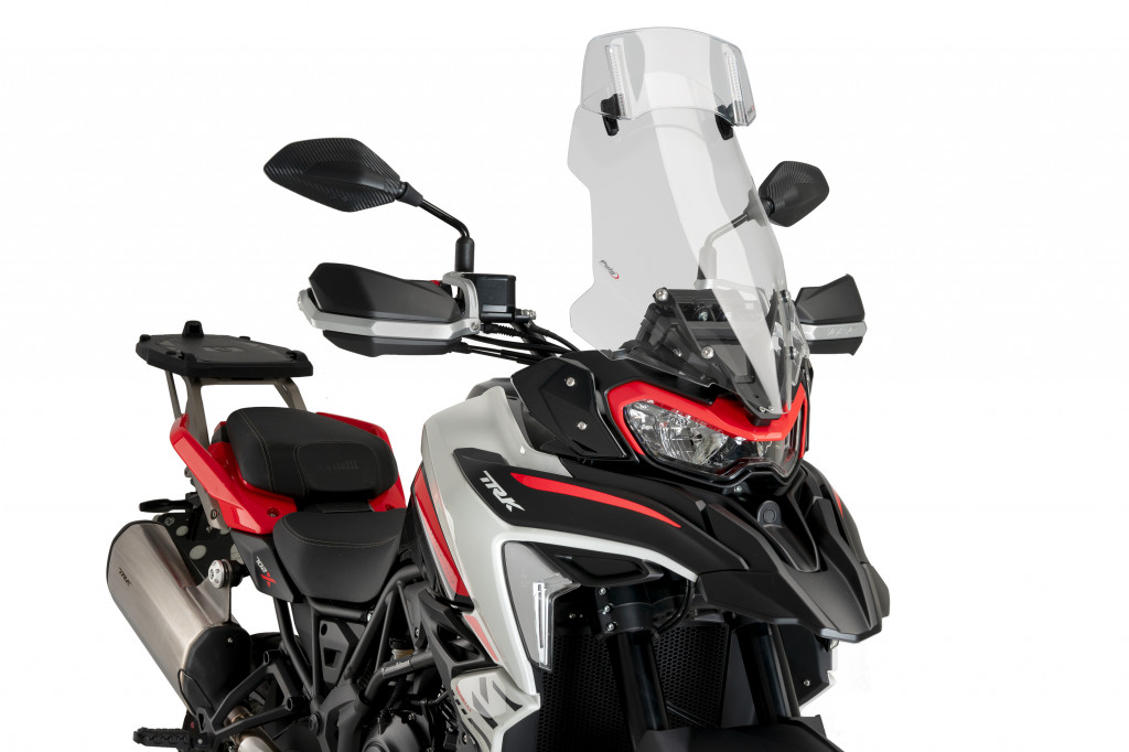 Windscreen PUIG TOURING WITH VISOR 21800W clear