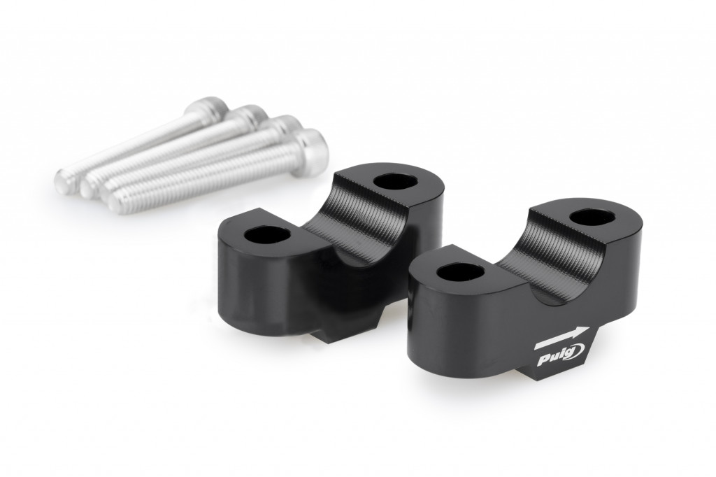 Risers PUIG 21809N Crni height 20mm, d 22mm