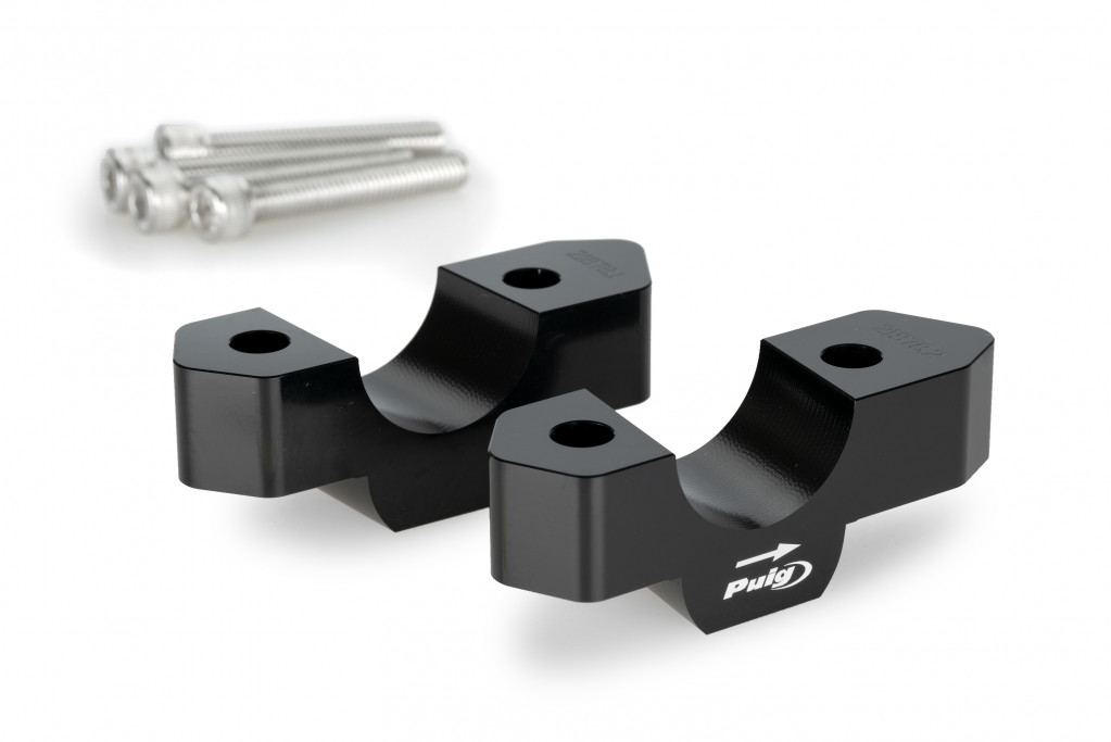 Risers PUIG 21878N Crni height 20mm, d 32mm