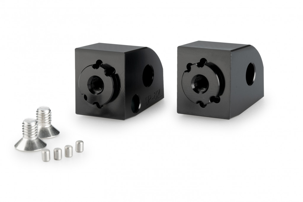Footpeg adapters PUIG 21971N Crni