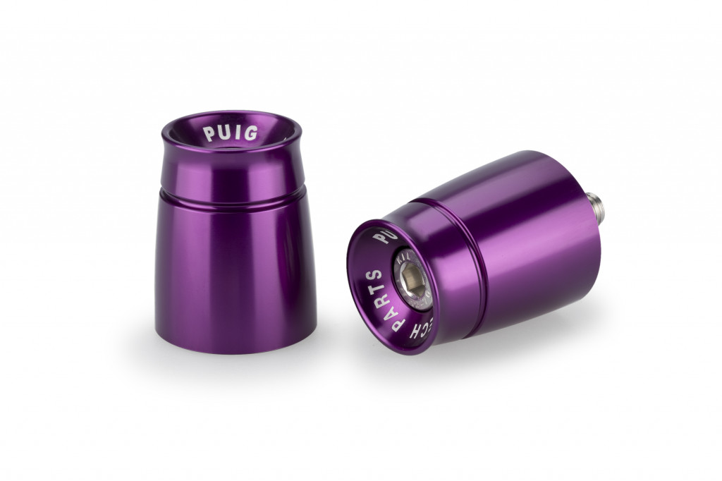 Bar ends PUIG SPORT 22095L purple