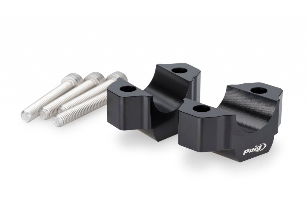 Risers PUIG 22100N Crni height 20mm, d 29mm