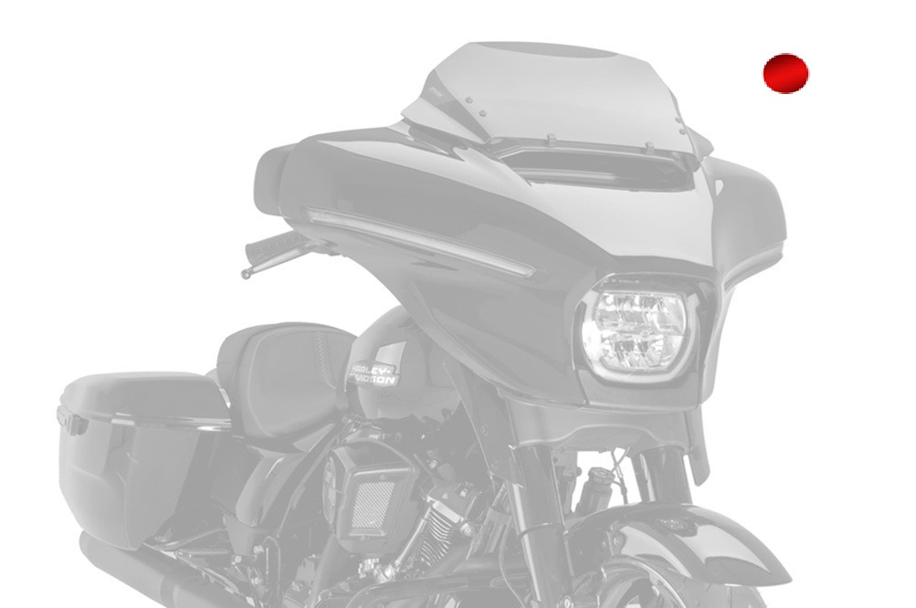 Windscreen PUIG HIGH-ROAD SPORT 22109R crven
