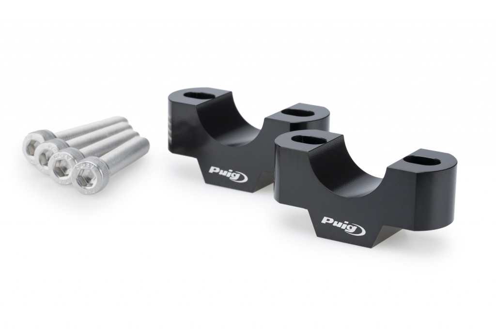 Risers PUIG 22115N Crni height 20mm, d 29mm
