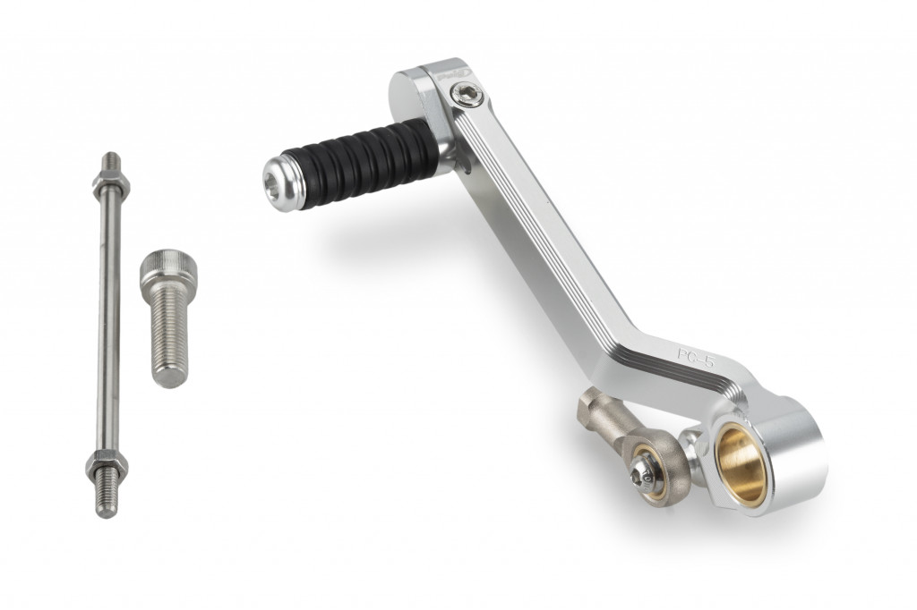 Gear shift pedal PUIG 22121P silver adjustable