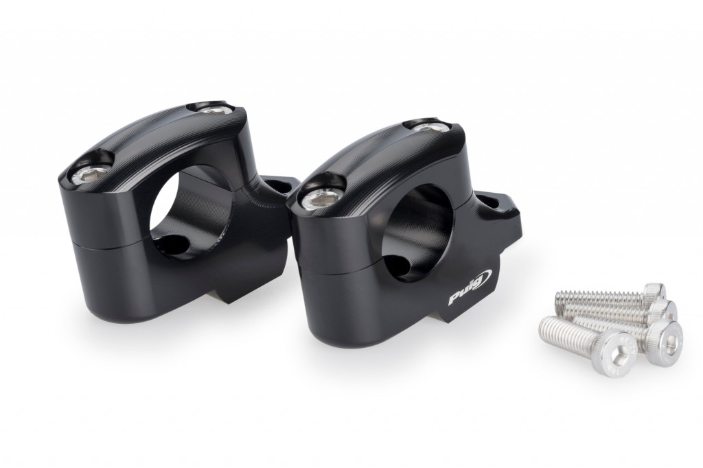 Risers PUIG PULLBACK 22141N Crni height 25mm, d 29mm