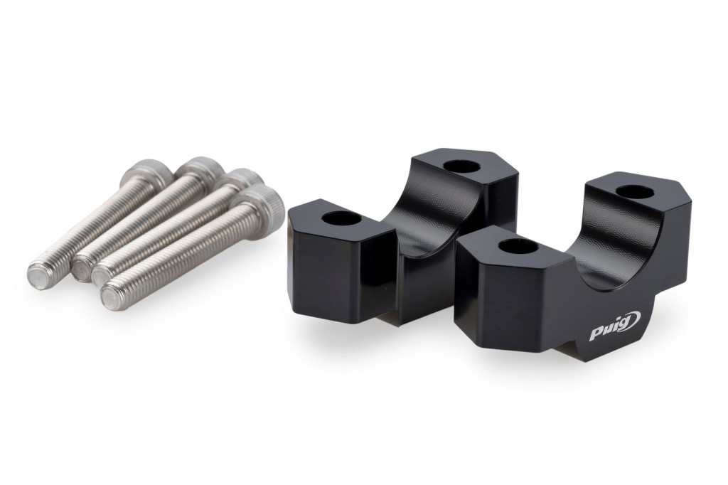 Risers PUIG 22142N Crni height 20mm, d 29mm