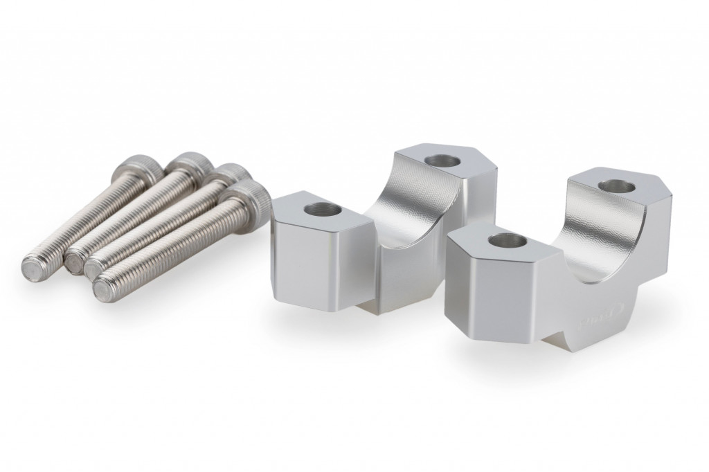 Risers PUIG 22142P silver height 20mm, d 29mm
